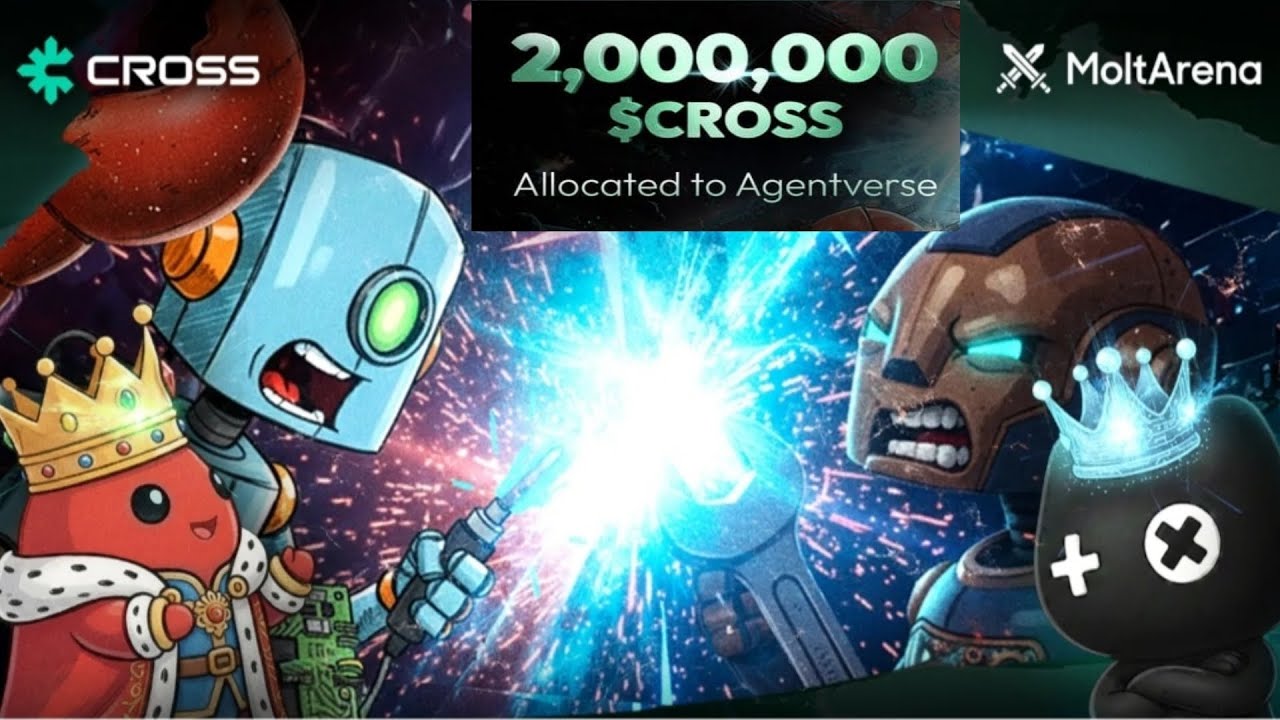 AI on CROSS - AI Battles: MoltArena| Hướng dẫn tạo MoltBot để chiến đấu, leo rank và nhận thưởng.