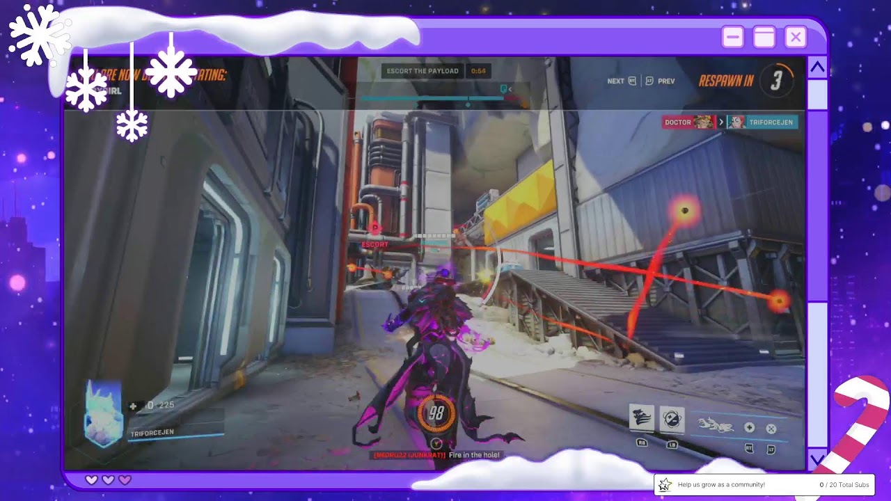Overwatch because it's Winter Wonderland!