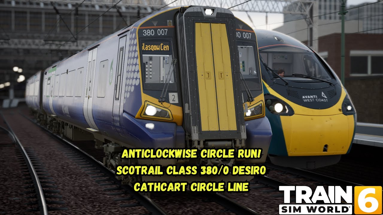 Anticlockwise Circle Run! | ScotRail Class 380/0 Desiro | Cathcart Circle Line | TSW6
