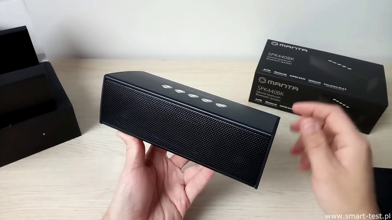 Manta SPK440BK - test /recenzja bezprzewodowego głośnika bluetooth
