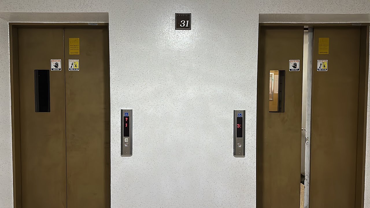 부산광역시 수영구 민락동 센텀비치푸르지오아파트 현대엘리베이터 탑사기