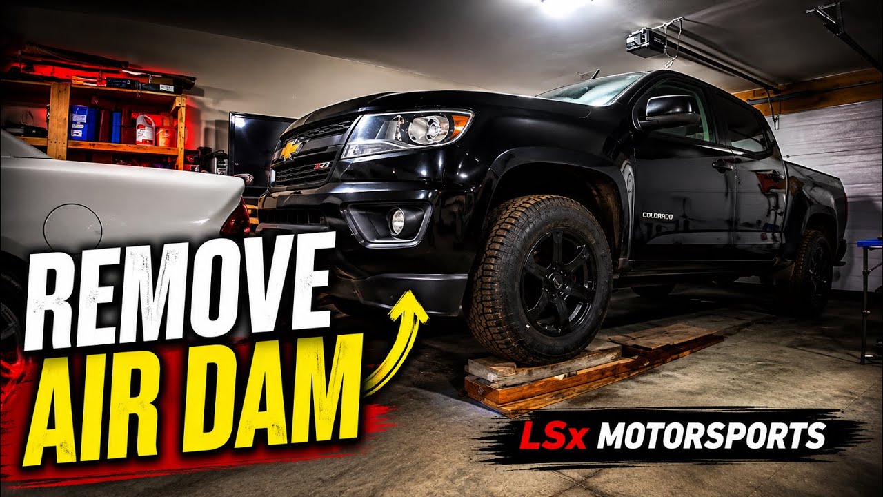 How to remove air dam from 2015 - 2020 Chevrolet Colorado.