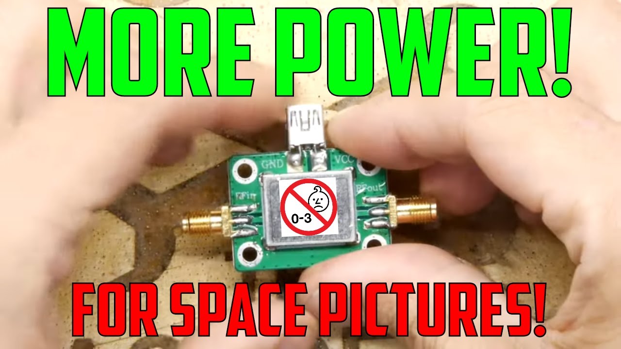 SDR LNA Low Noise Amplifier to boost Satellite Images - PICTURES FROM SPACE!!