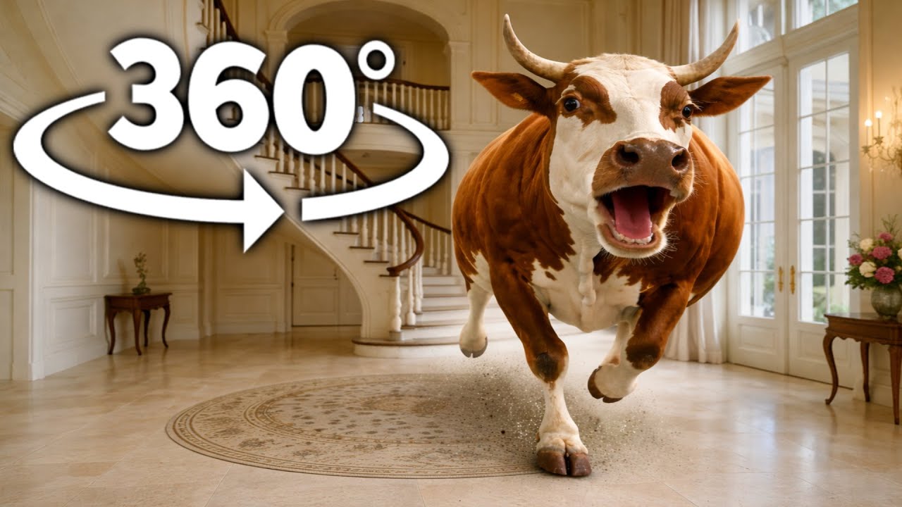 COW in YOUR HOME! | 360° VR