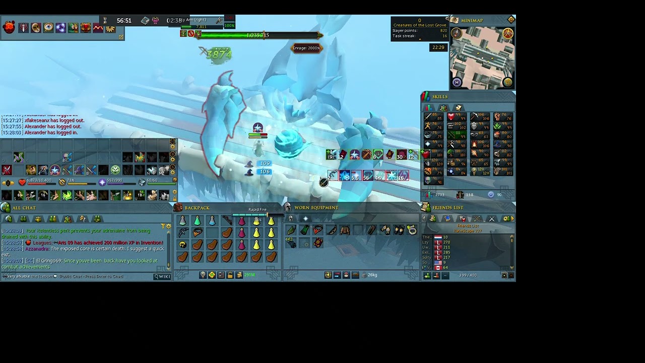 RS3 Leagues -2000% Enrage Arch-Glacor
