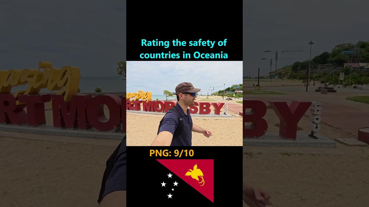 Rating the Safety of Oceania Countries #Australia #solomonislands #nauru #papuanewguinea