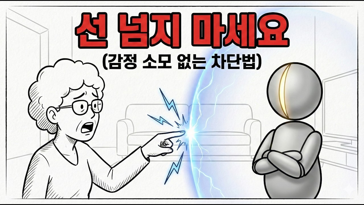 선 넘는 오지랖, 감정 소모 없이 단숨에 차단하는 법 [전기 펜스 화법]