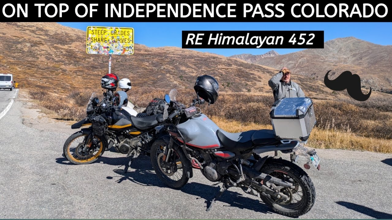 RE Himalayan 452 - Climb Amazing Independence Pass Colorado - Wahoo!