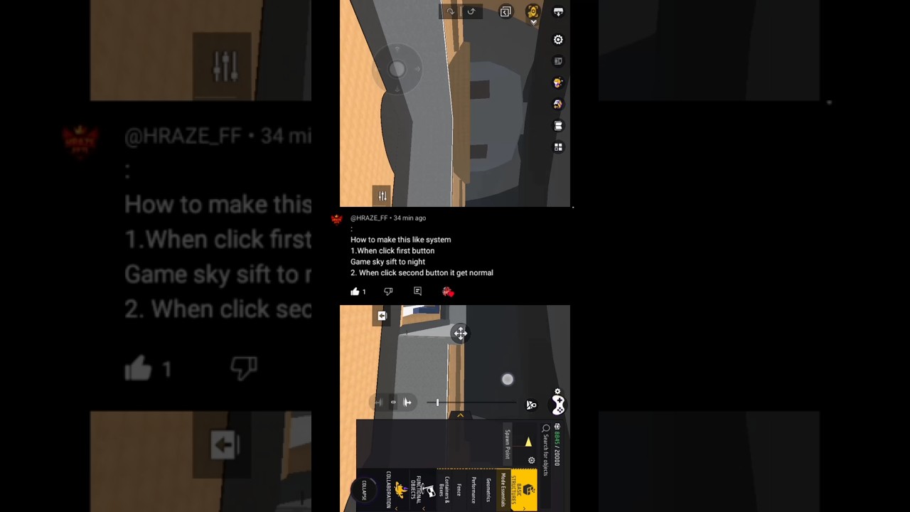 free fire craftland day to night change button script | night to day script free fire craftland