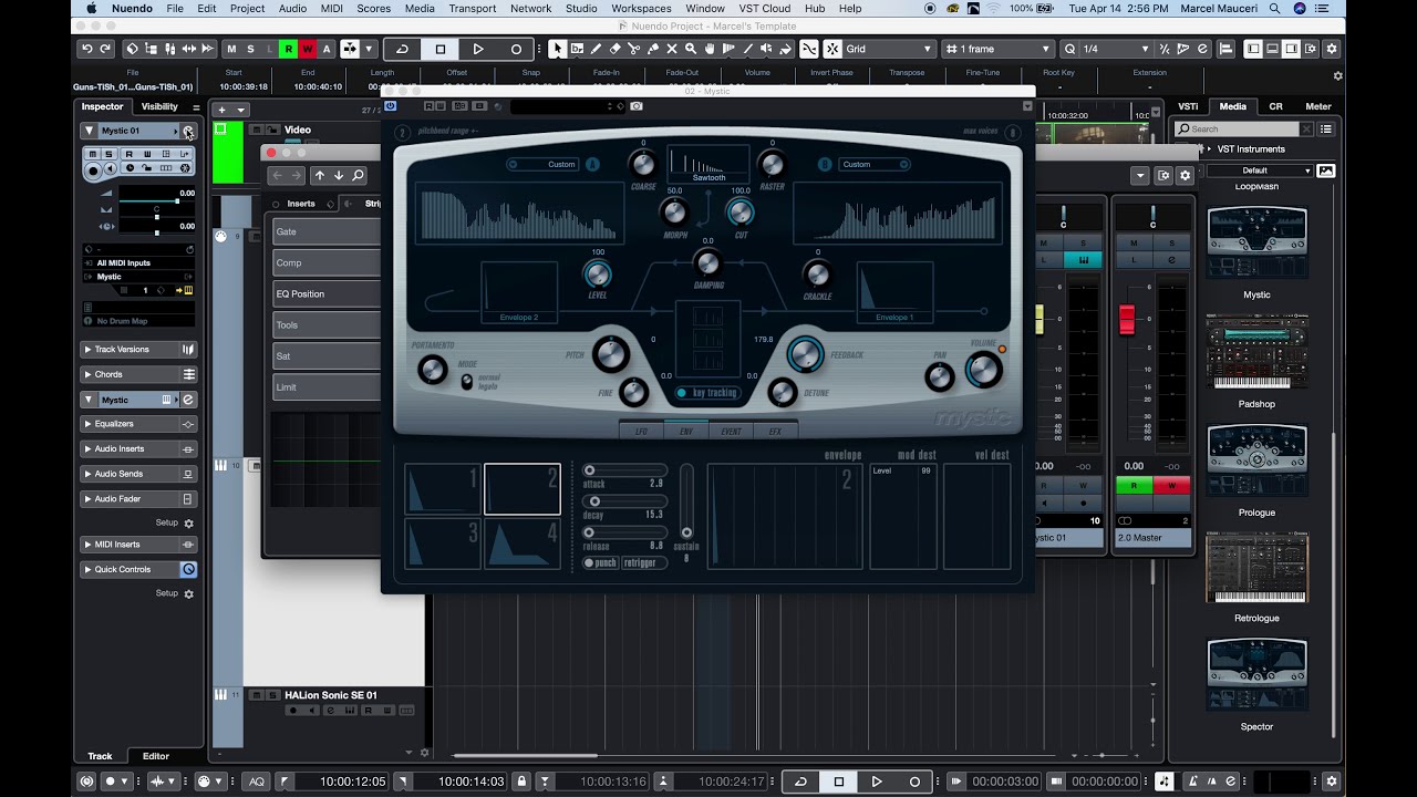 Nuendo 10.3 Master Class: 8. Midi & Virtual Instruments