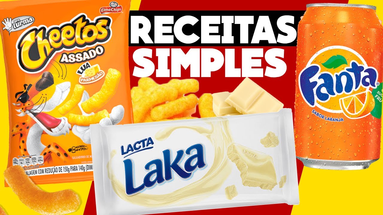 COMO FAZER CHEETOS, FANTA E LAKA OREO EM CASA! FÁCIL, BARATO E RÁPIDO :P