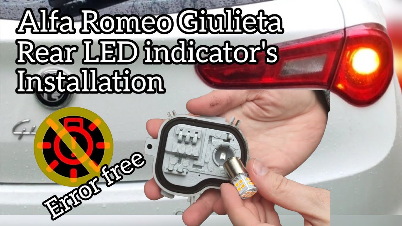 Installing R10W LEDs on Alfa Romeo Giulieta rear lights #giulietta #alfaromeo #led #installation