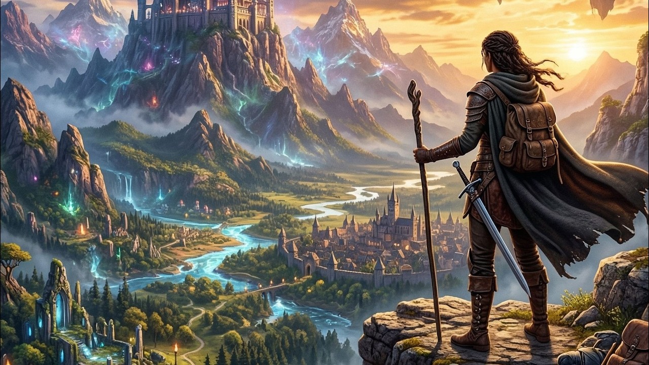 Fantasy Adventure Ambience ⚔️ Epic RPG Music for Exploring, Study & Relaxing
