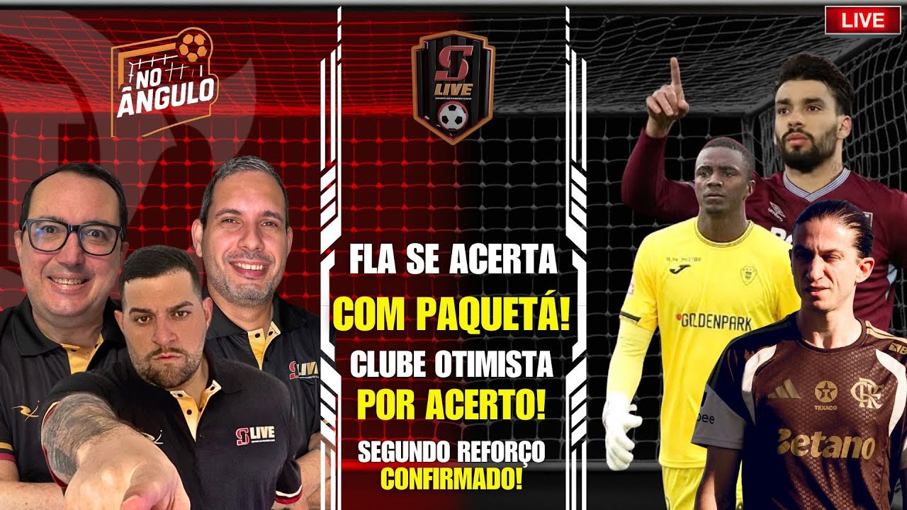 FLA SE ACERTA COM PAQUET&Aacute; E TEM OTIMISMO POR ACERTO COM O MEIA| CLUBE QUER ATACANTE POR EMPR&Eacute;STIMO