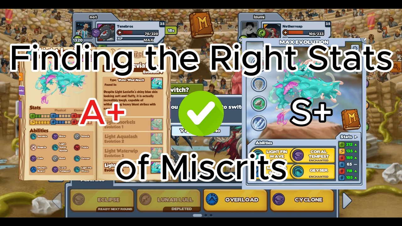 How to Find the Right Stat for a Miscrit | Miscrits: World of Creatures