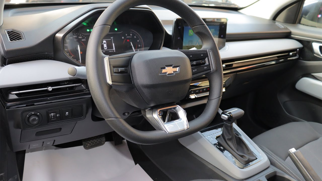 Обзор салона Chevrolet Optra LT 2026 года, цвет Dark Denim Gray, серый