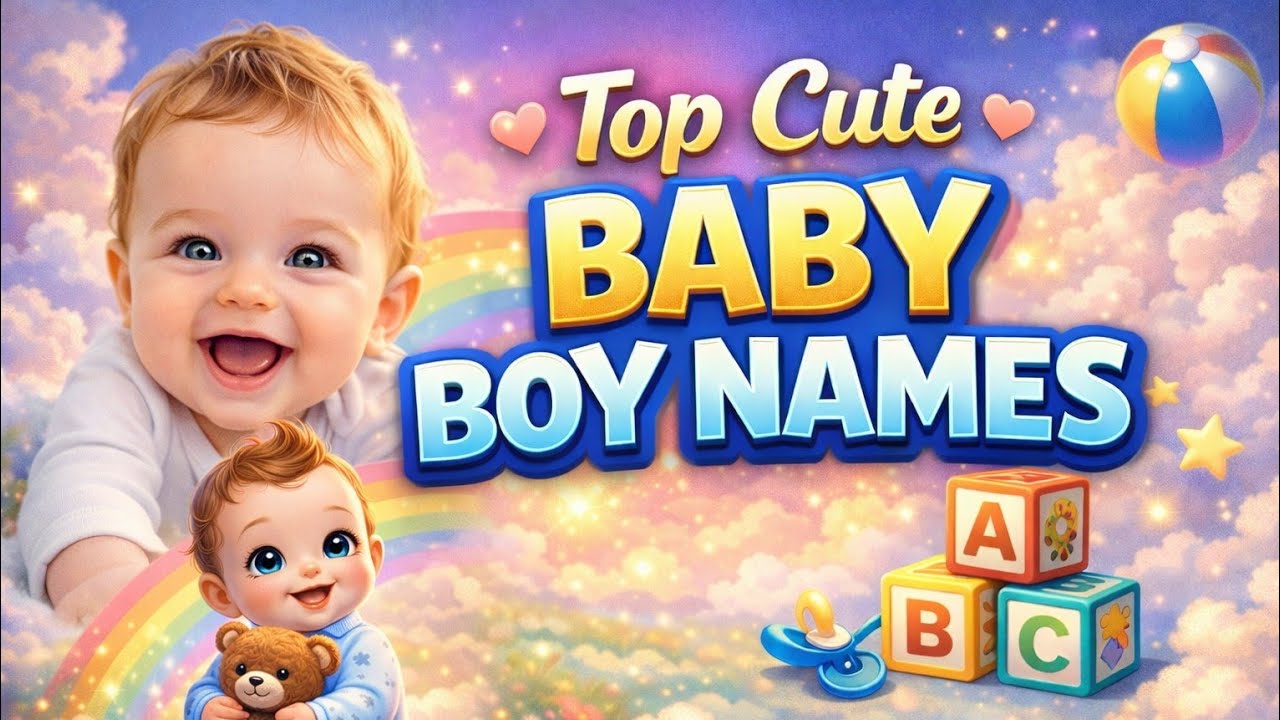 TOP 50 CUTE BABY BOY NAMES 