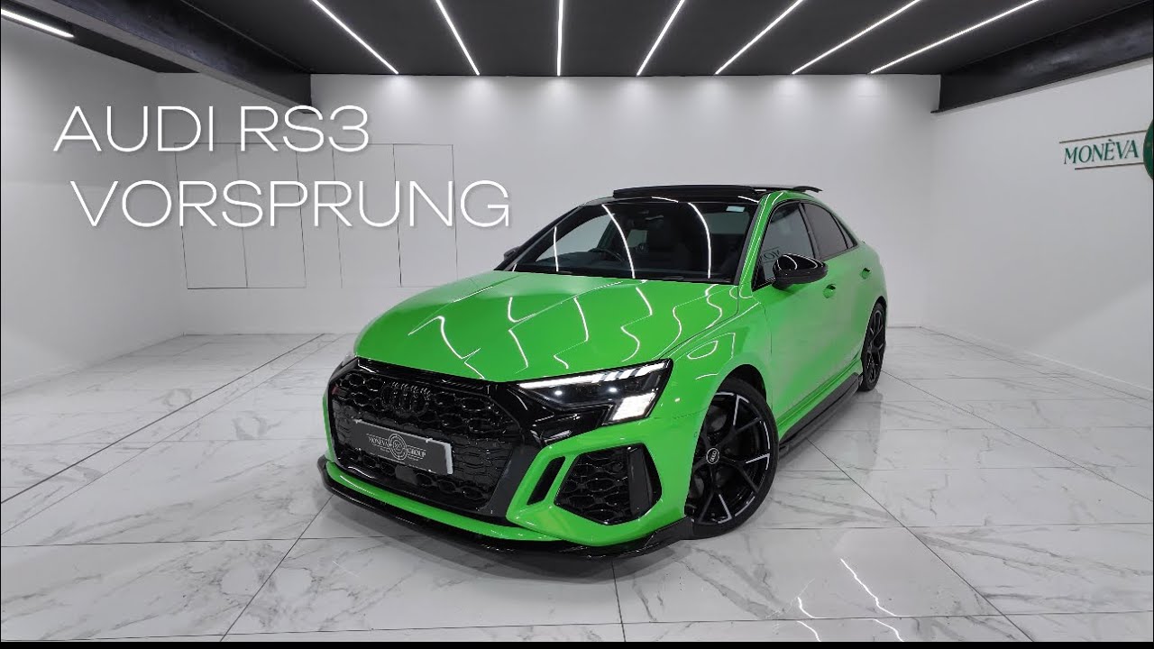 Audi RS3 Vorsprung Walk around with huge factory specification #carsdaily #rs3 #cartok 