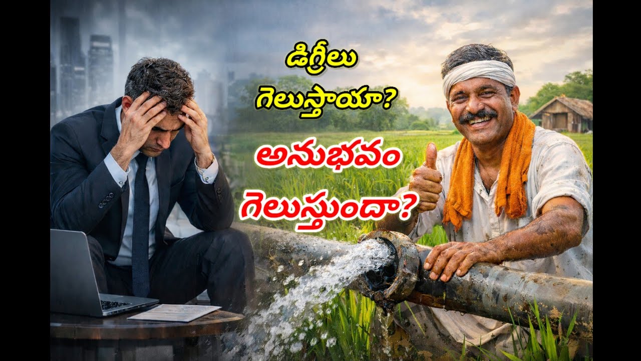 పుస్తకాల్లో లేని పాఠం: చదువు రాని వాడి చమత్కారం!