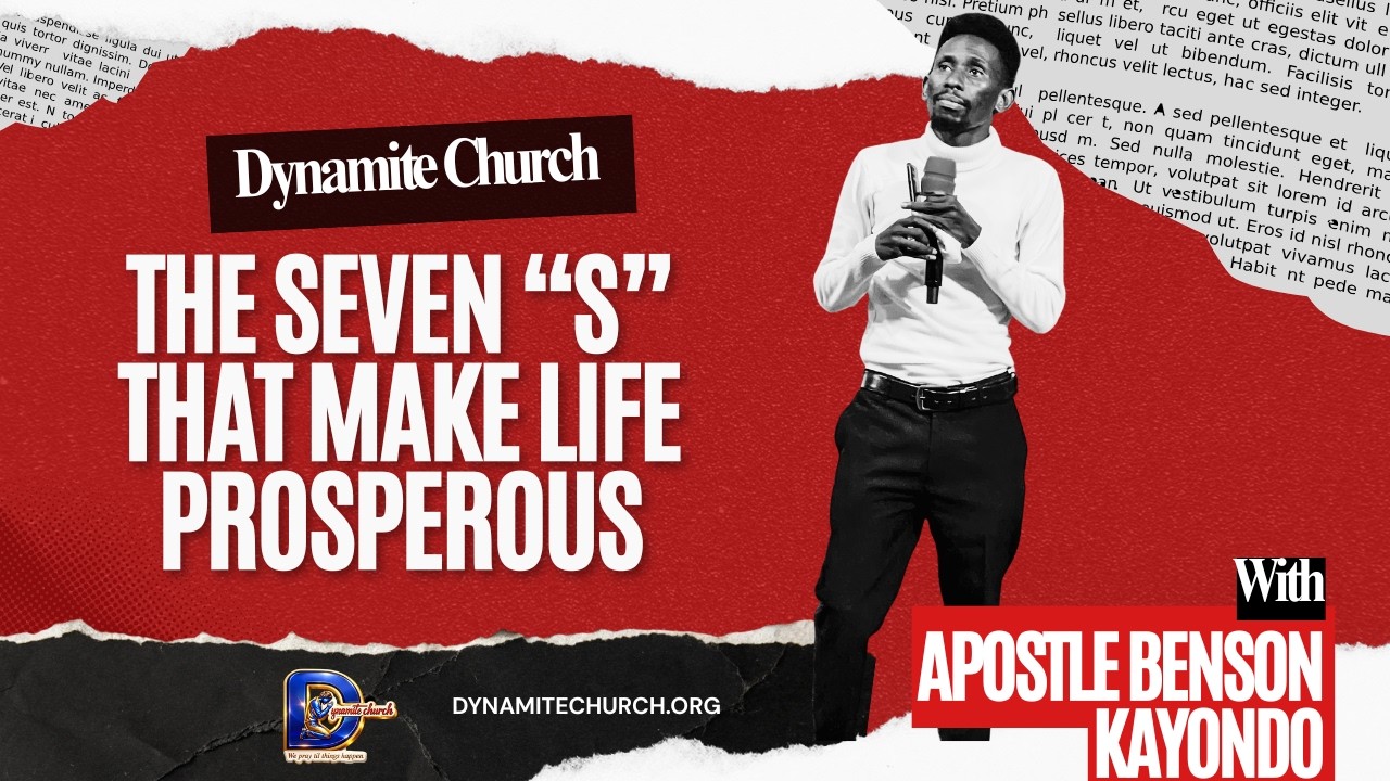 THE SEVEN “S” THAT MAKE LIFE PROSPEROUS || DYNAMITE SUNDAY SERVICE- SECOND SERVICE    || 15.03.2026