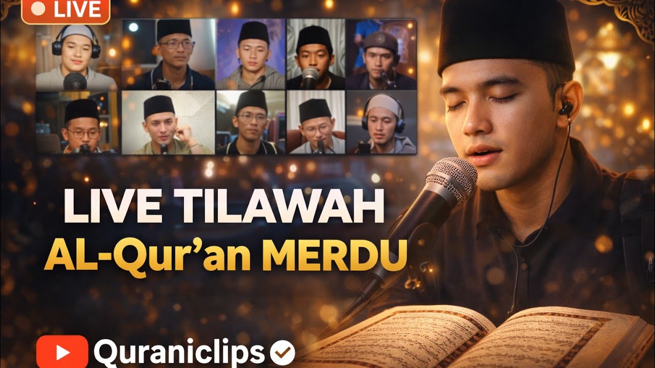 🔴 LIVE Tilawah Al-Qur’an Merdu | Hati Tenang, Jiwa Damai