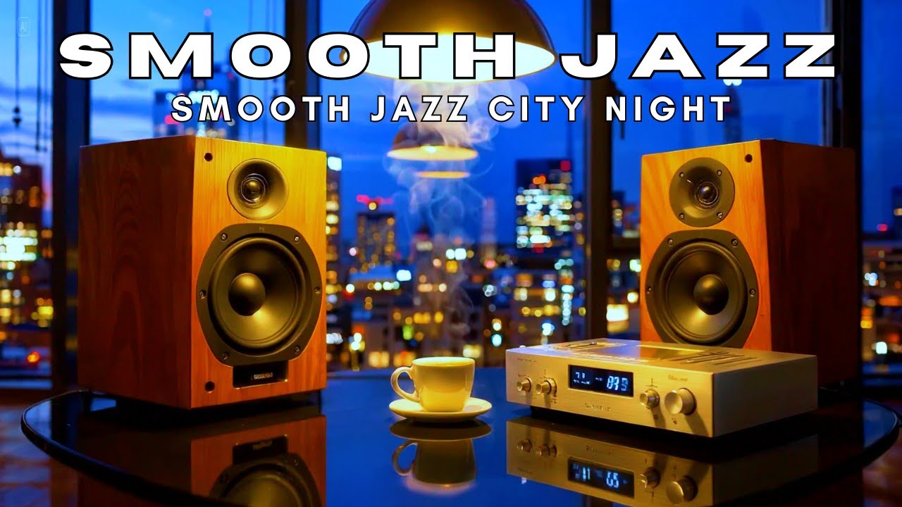 Smooth Jazz City Nights ✨ Chill Music for Calm Evenings