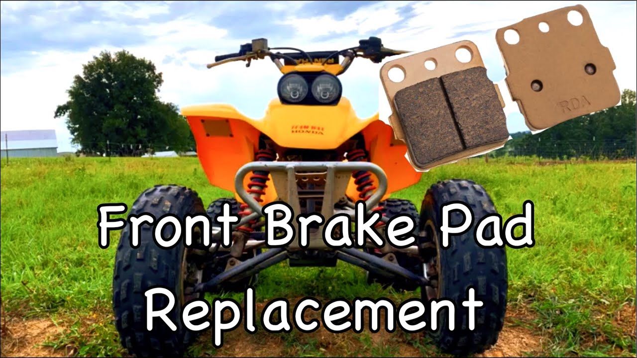400ex Front Brake Pad Replacement Tutorial