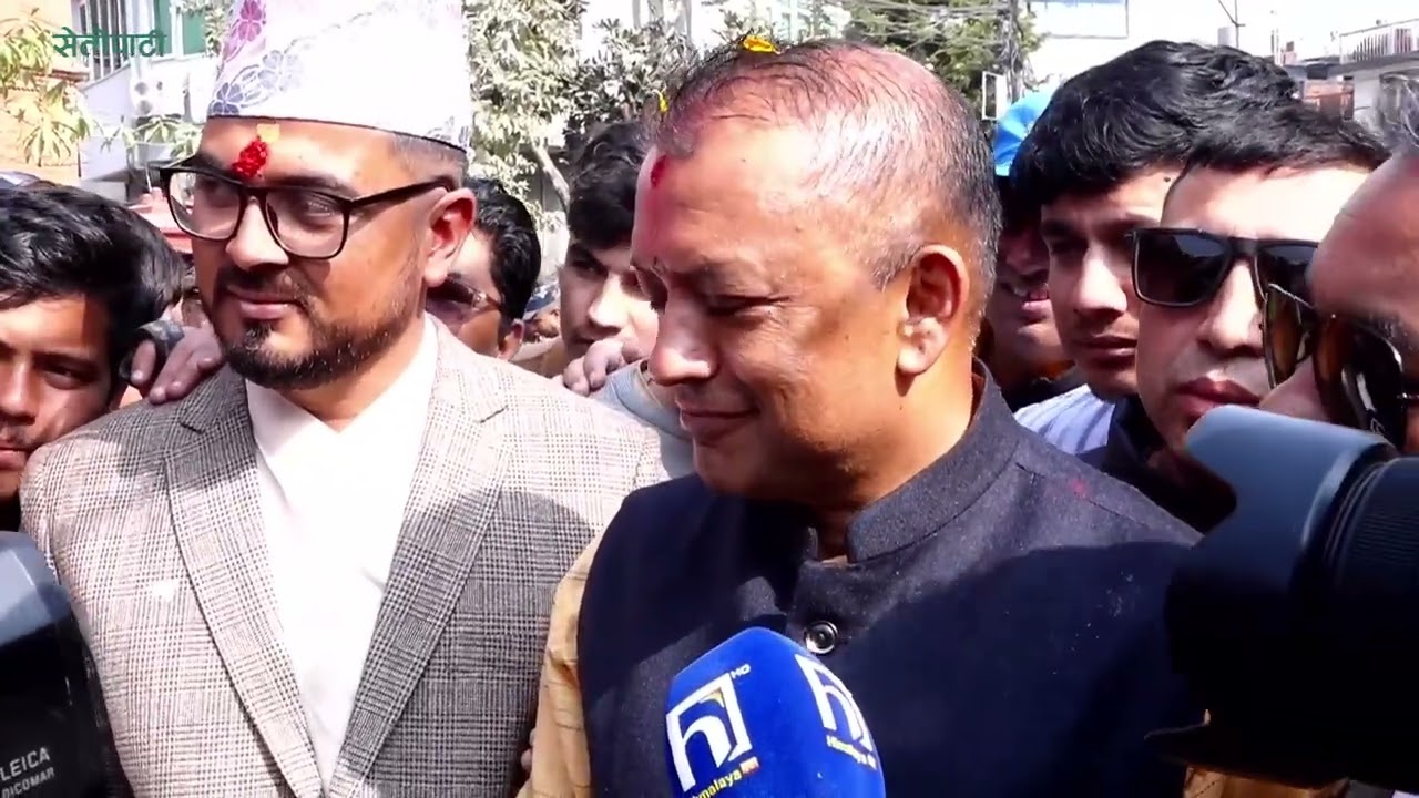 मतदान गरेपछि के भने गगन थापाले?