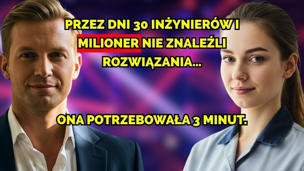 Sprzątaczka rozwiązała w 3 minuty to, z czym 30 inżynierów i milioner nie poradzili sobie przez wiel