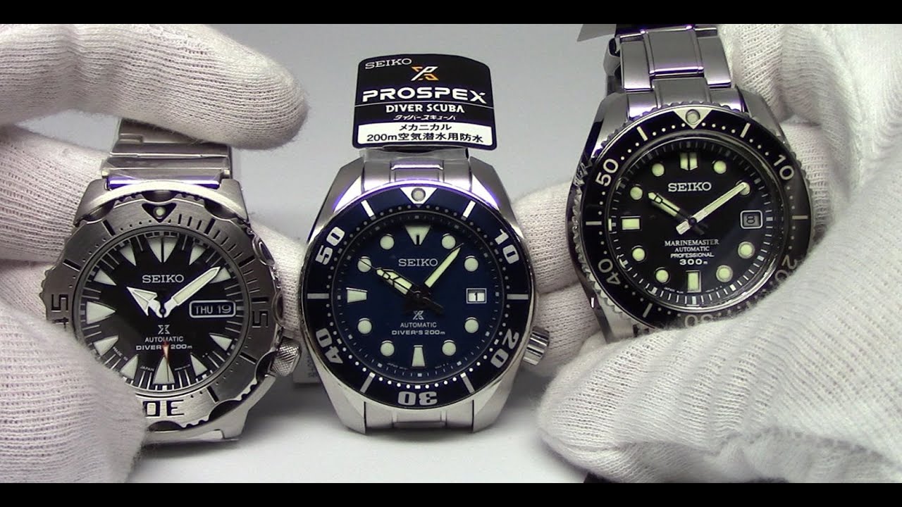 Seiko Monster to Sumo to Marine Master - Overview of Seiko Divers