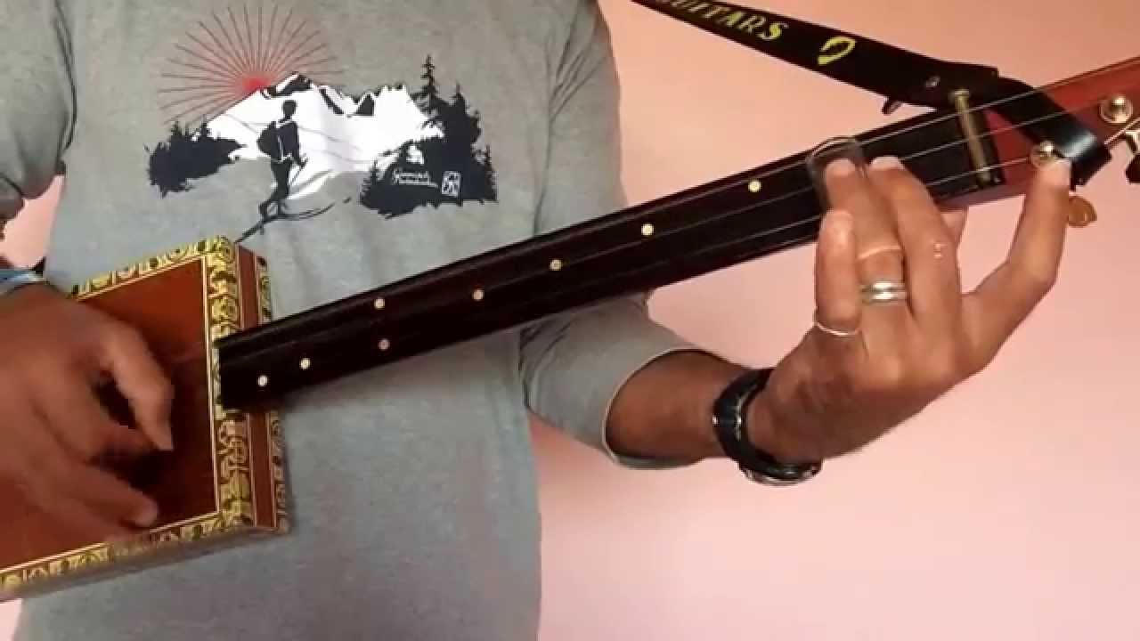 2nd 12 bar blues for cigar box guitar.