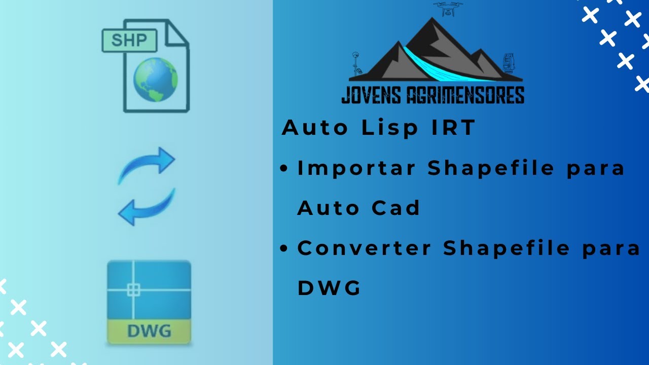 04 Importar arquivos Shape file para o Auto Cad