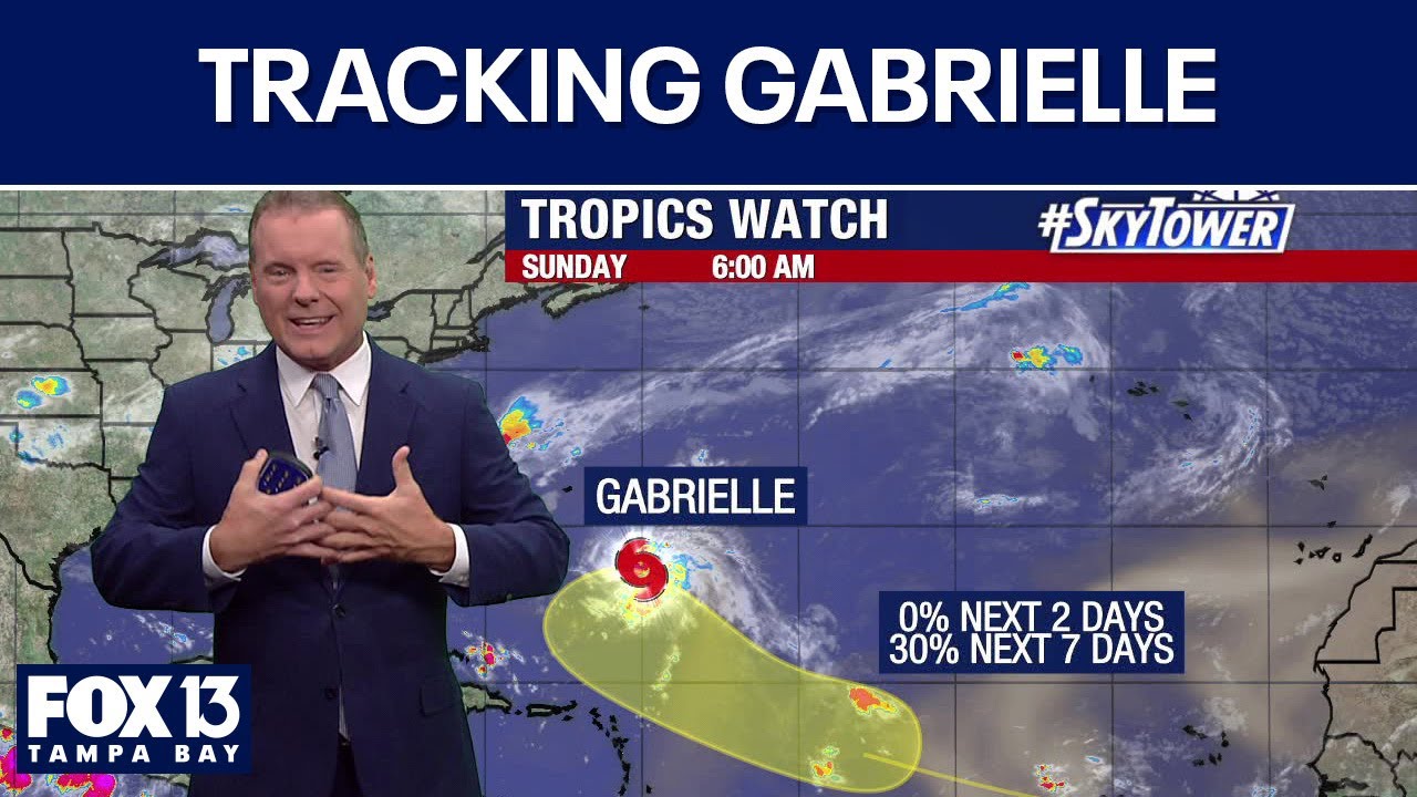 Gabrielle nearing hurricane status