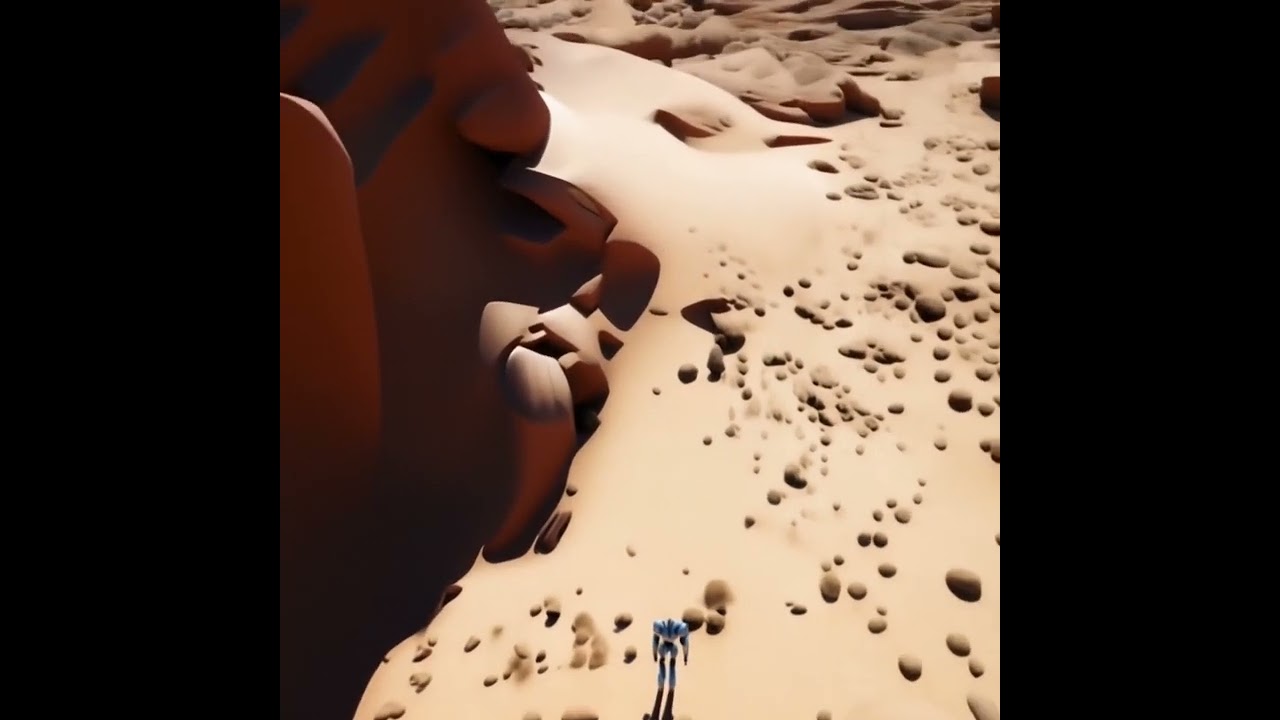 Robot and Cliff (Luma AI, Frosting AI)