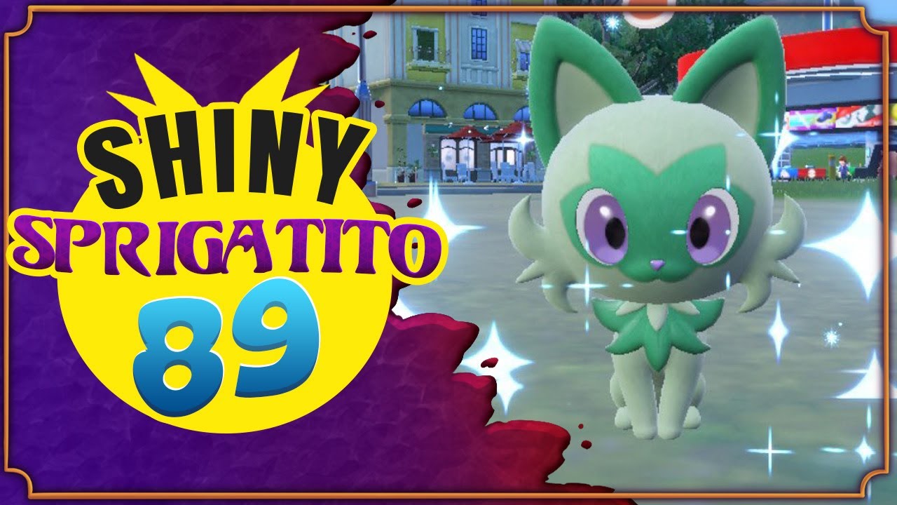 Shiny Sprigatito in 89 eggs! Masuda Method | Pokemon Scarlet and Violet