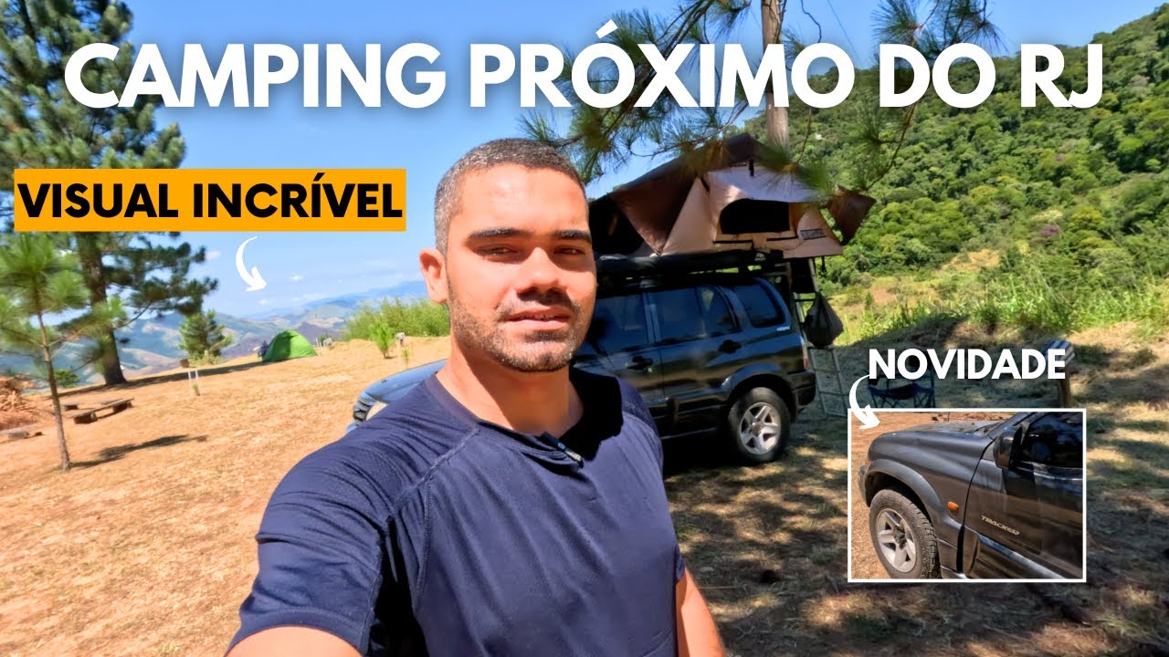 CAMPING PERTO DA CAPITAL DO RJ + MANUTENÇÃO NA TRACKER 4x4