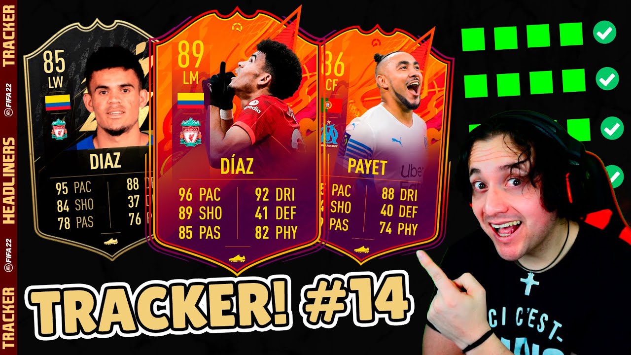 Tracker Headliners de FIFA 22 #14 ¿Qué cartas están por subir? ¿Cuándo suben? Calendario de Partidos