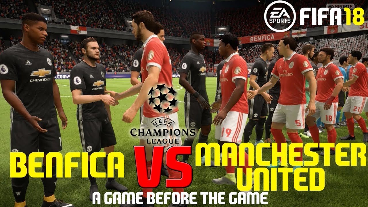 FIFA 18 | Benfica vs Manchester United | Champions League Gameplay