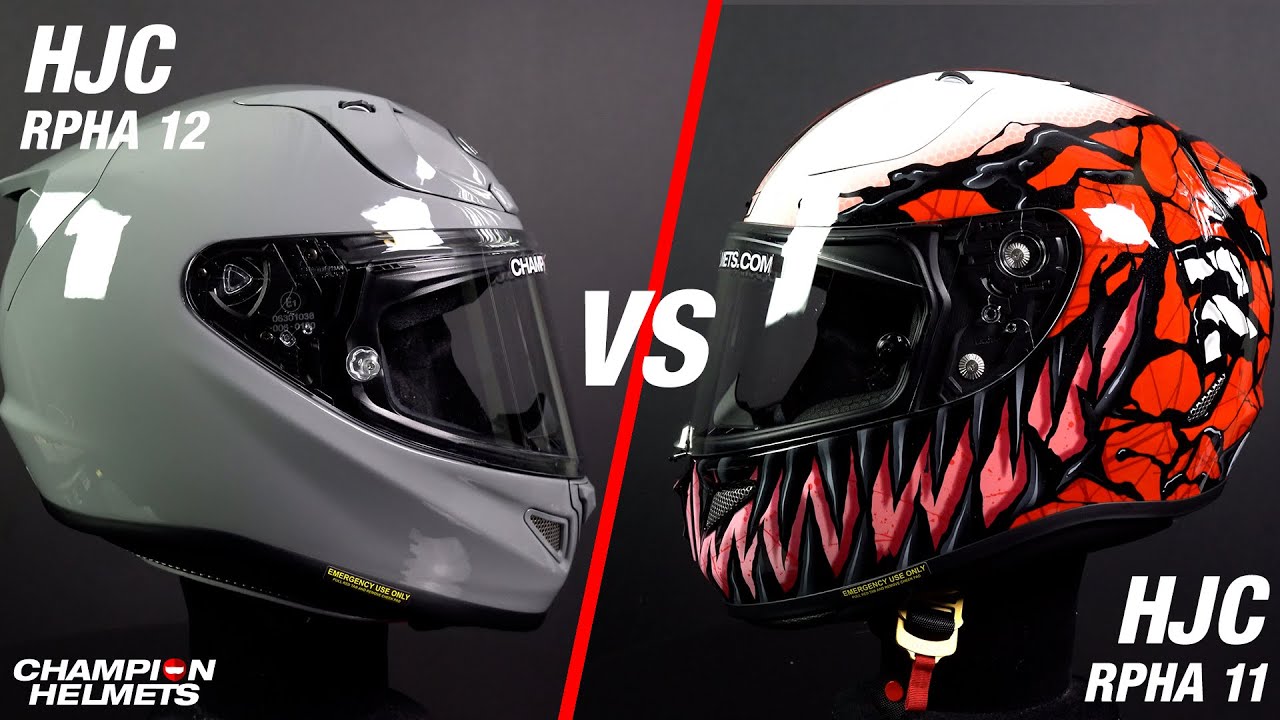 HJC RPHA 12 против HJC RPHA 11 - ChampionHelmets.com