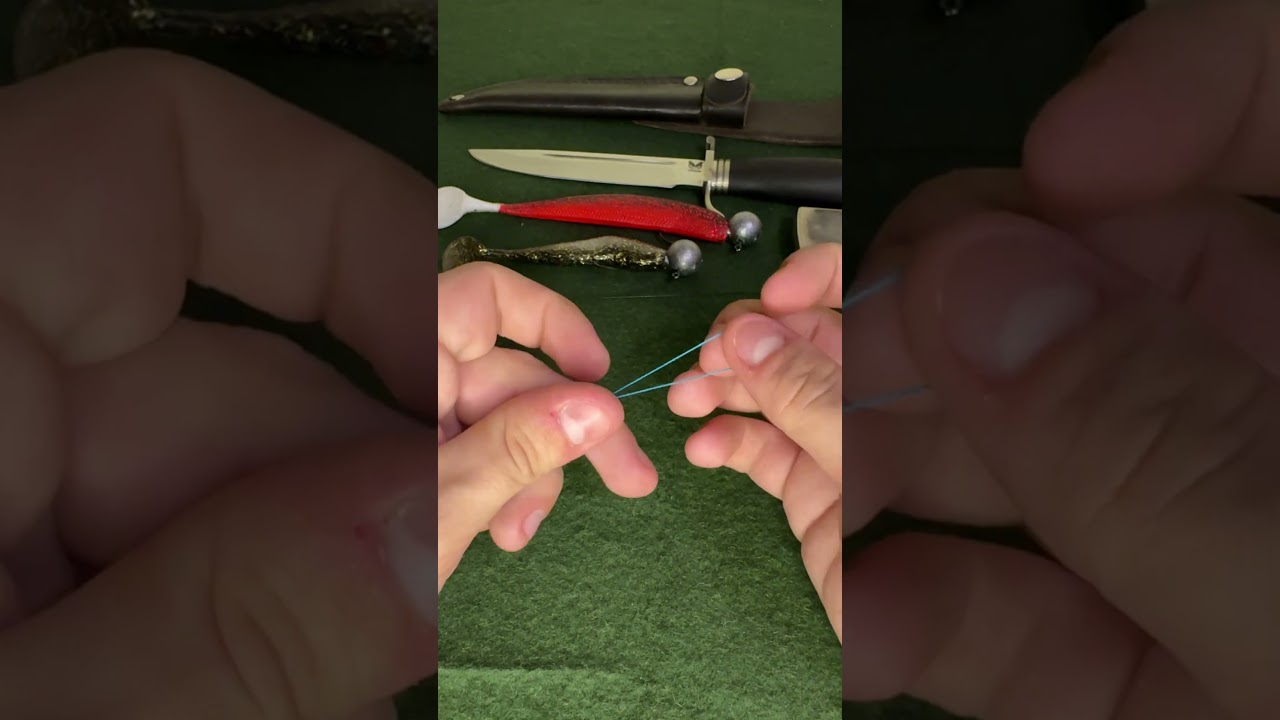 рыболовный узел для вертлюга #узлы #рыбалка #снасти #fishing #mancing