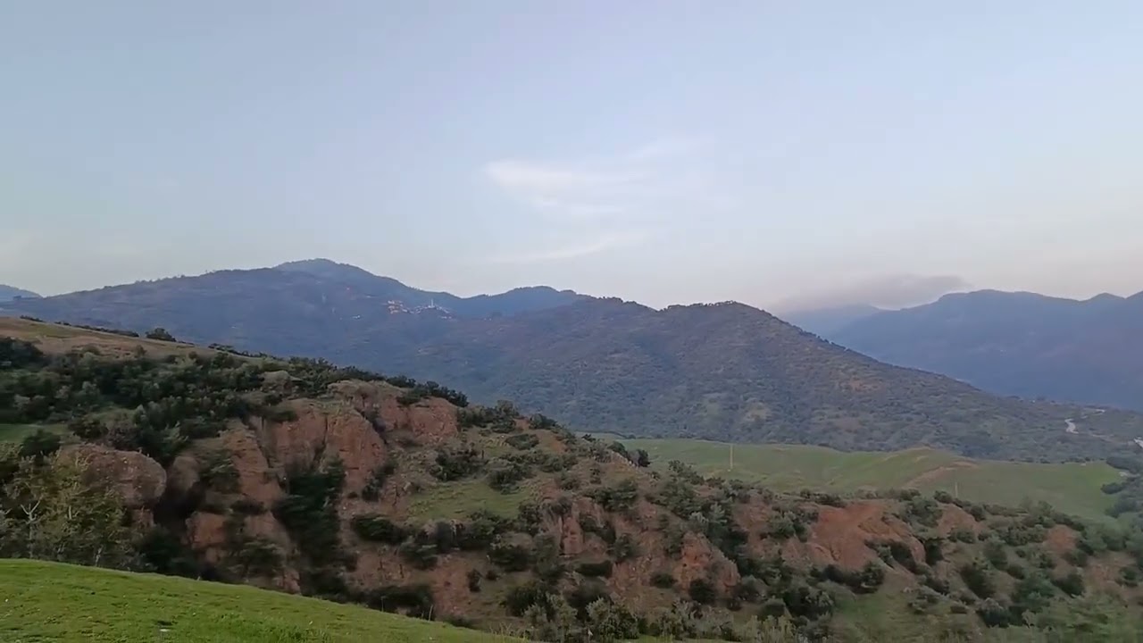 Sunset amidst the greenery...