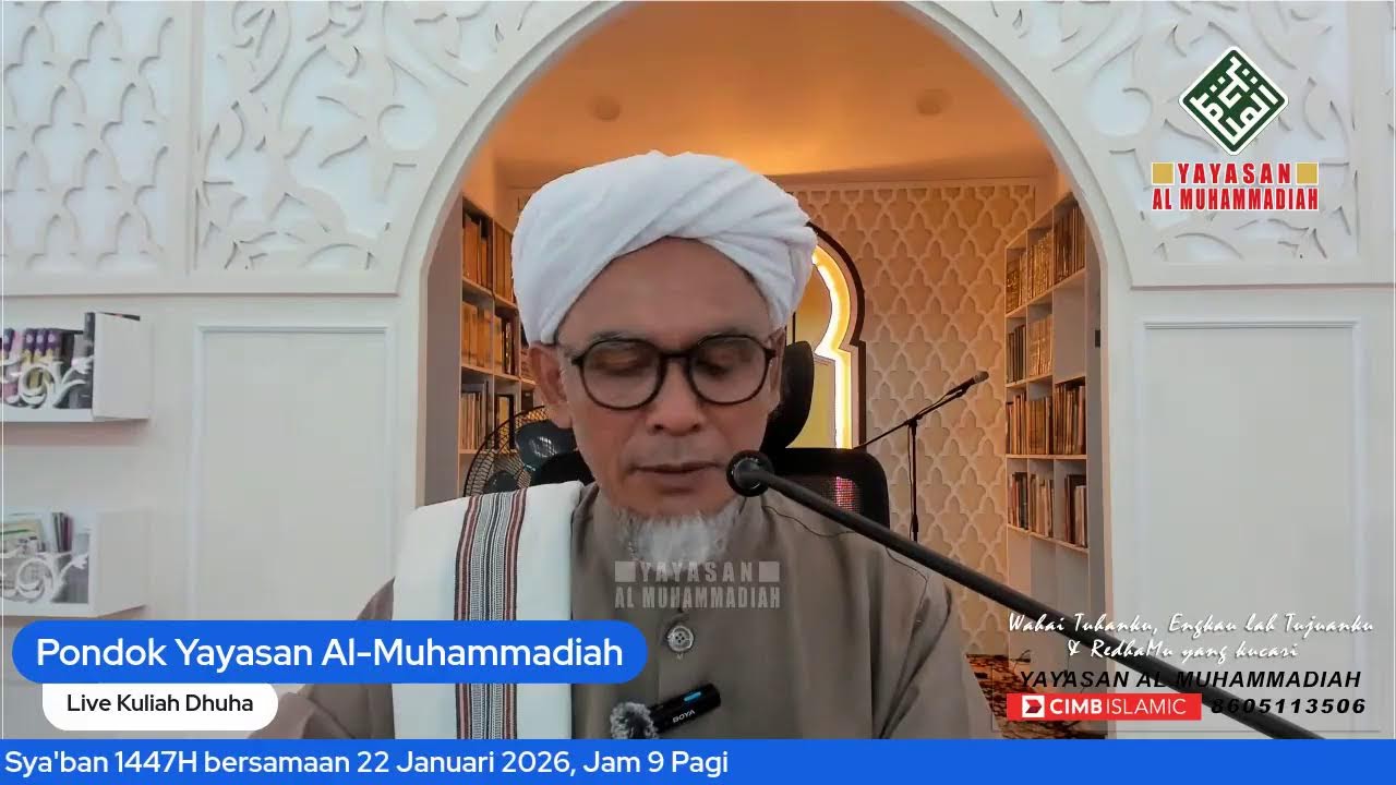 Syarah Penawar Bagi Hati oleh Ustaz Ridzuan Bin Mat Noh pada 3-8-1447H/22-1-2026, Jam 9 Pagi