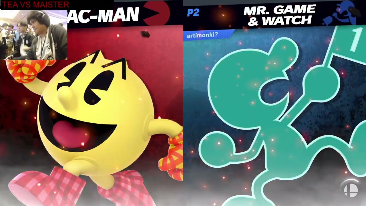 Tea てぃー (Pac-Man) vs Maister (Mr. Game & Watch) - Port Priority 8 | 12 Nov '23