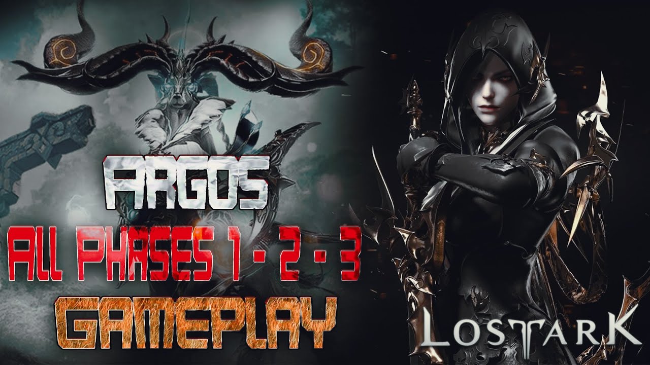 Lost Ark - Argos All Phases Gameplay Guide  (1-2-3) +1400 Item lvl | Deathblade Pov