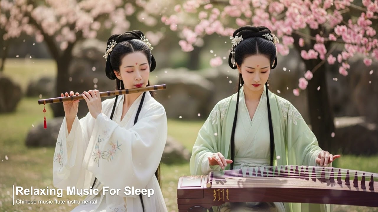 A Flute Girl Most Beautiful Chinese Flute Music, Stress Relief Music, Sleep Music