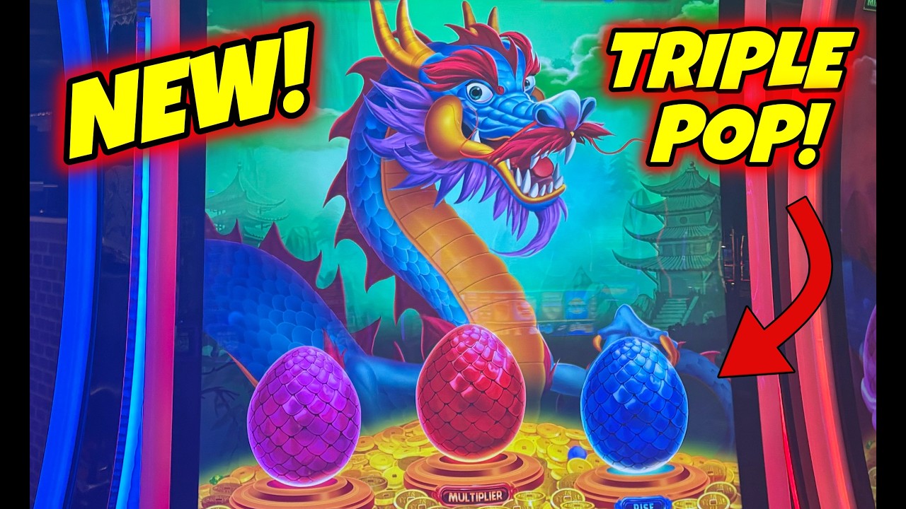 🚨🚨 COOLEST TRIPLE POP OF ALL TIME!! ON THIS NEW SLOT! @DelawareParkCasino #bigwin #casino