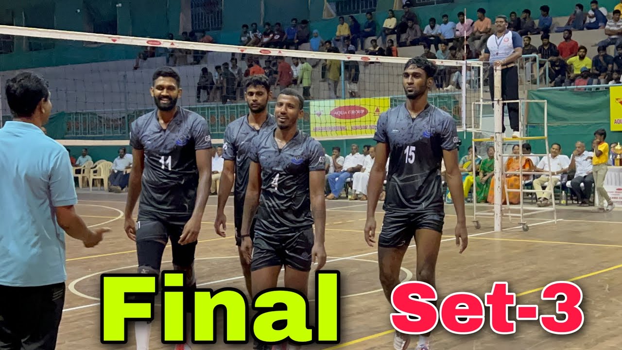 Final Set-3 | TEXMO match | GST vs Indian Bank | Coimbatore match | Mr Love Volleyball