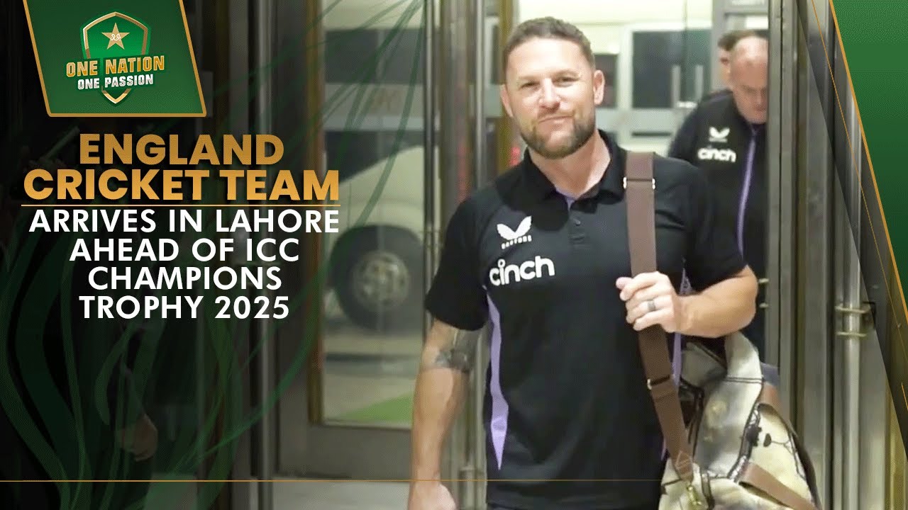 Jos Buttler-led England cricket team arrives in Lahore ahead of ICC Champions Trophy 2025 | MA2A