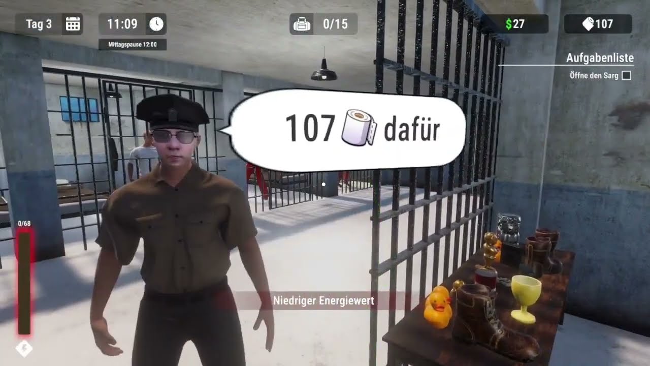 Prison Escape Simulator ( Das Lager & Aufseher Pappnase) Teil 2 #sntv #gaming  #prisonescape 