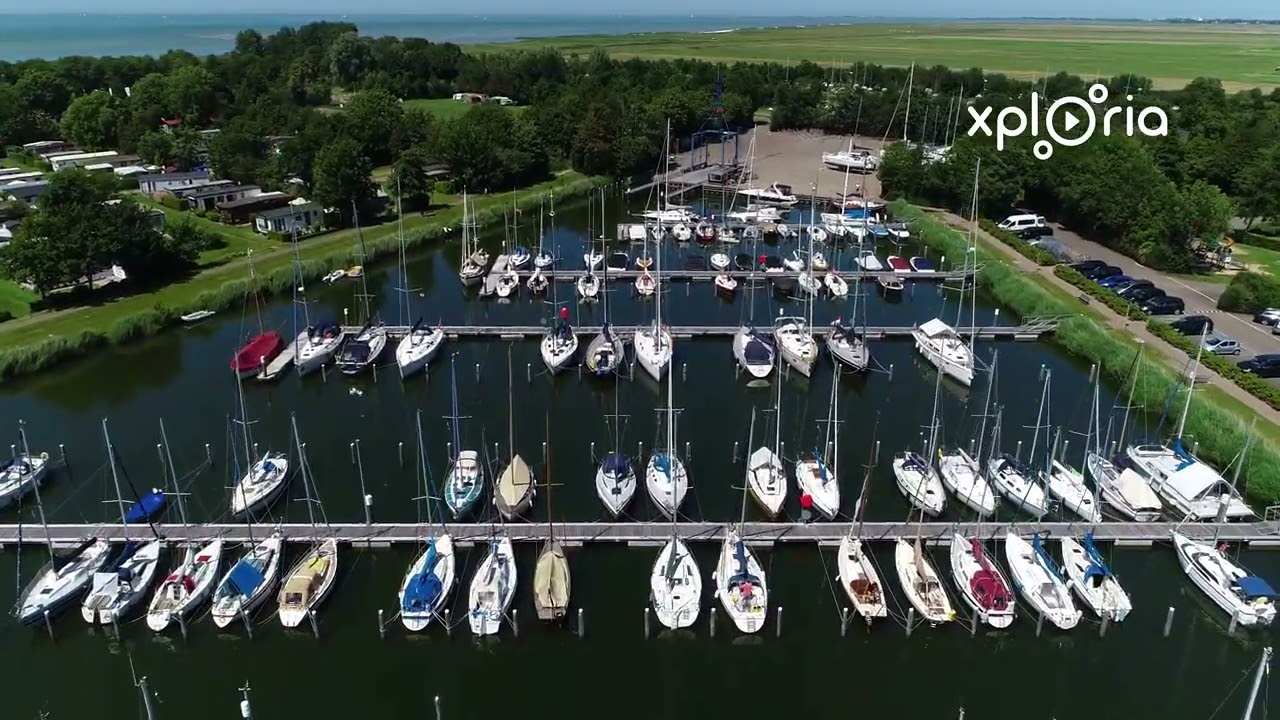 Jachthaven It Soal, Netherlands 2019.07 aerial video